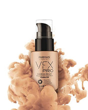 Load image into Gallery viewer, FARMASi Full Coverage Foundation Makeup, 30 mL Liquid Cream, Lightweight Long Lasting Coverage, Breathable Skin Moisturizer with Color True Matte Blending, Face Makeup (Porcelain)