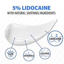 Load image into Gallery viewer, Numb Master 5% Lidocaine Topical Numbing Cream, Maximum Strength Long-Lasting Pain Relief Cream, Fast Acting Topical Anesthetic Cream with Aloe Vera, Vitamin E, Lecithin with Child Resistant Cap, 1oz