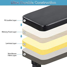 Load image into Gallery viewer, MaxKare Flat Weight Bench 600 LBS Capacity 42x18.5x19'' Workout Exercise Fitness Bench Thick Backrest Cushion for Home Gym Strength Training