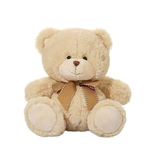 Load image into Gallery viewer, WILDREAM Teddy Bear Stuffed Animal Plush with Ribbon Bow-Ties, Cute Teddy Bears Stuffed Animals Plush for Kids Boys Girls, Gifts for Birthday/Christmas/Valentine's Day- 8 Inch (Beige)