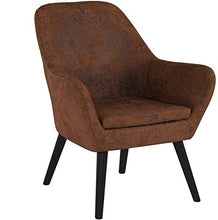 Load image into Gallery viewer, Versanora VNF-00033AF Arm Chair, Aged Fabric Brown