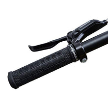 Load image into Gallery viewer, MARQUE Grapple Mountain Bike Handlebar Grips – Single Lock-On Ring MTB and BMX Bicycle Handle Bar with Non-Slip Grip (Phantom Black)