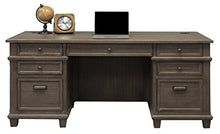 Load image into Gallery viewer, Martin Furniture Double Pad Desk, 68", Weathered Dove