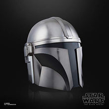 Load image into Gallery viewer, STAR WARS The Black Series The Mandalorian Premium Electronic Helmet Roleplay Collectible, Toys for Kids Ages 14 and Up