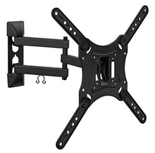 Load image into Gallery viewer, Mount-It! Full Motion TV Wall Mount Monitor Wall Bracket with Swivel and Articulating Tilt Arm, Fits 26 32 35 37 40 42 47 50 55 Inch LCD LED OLED Flat Screens up to 66 lbs and VESA 400x400