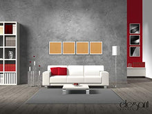 Load image into Gallery viewer, Elegant Boards 4 Pack Cork Bulletin Board 12"X 12" Square Wall Tiles, Modern White Framed Boards for Home and Office (Pushpins, Hardware and Template Included)
