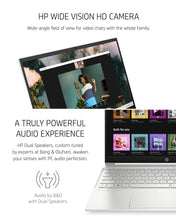 Load image into Gallery viewer, HP Pavilion 15 Laptop, 11th Gen Intel Core i7-1165G7 Processor, 16 GB RAM, 512 GB SSD Storage, Full HD IPS Micro-Edge Display, Windows 11 Pro, Compact Design, Long Battery Life (15-eg0025nr, 2021)