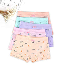 Load image into Gallery viewer, BOOPH Girls Underwear Panties 5Pc Cotton Kids Boyshort 7-9 Years Multicoloured 1