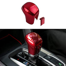 Load image into Gallery viewer, Thenice for 10th Gen Civic Gear Shifting Knob Cover ABS Red Carbon Fiber CVT Automatic Transmission Lever Trim for Honda Civic Sedan Hatchback Coupe 2021 2020 2019 2018 2017 2016