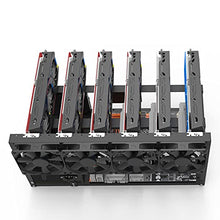 Load image into Gallery viewer, 6 GPU Mining Rig Frame Steel Open Air Miner Mining Frame Rig Case for Crypto Coin Currency Bitcoin Mining Accessories Tools, Frame Only