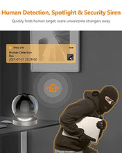 Load image into Gallery viewer, Home Security Camera 4MP Indoor Camera Pan/Tilt, Plug-in WiFi Camera (2.4G ONLY) Baby Monitor Dog Camera with Spotlight & Siren, Night Vision, 2-Way Audio, Human & Sound Detection, Motion Tracking