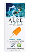 Load image into Gallery viewer, Aloe Cadabra Flavored Personal Lubricant & Moisturizer for Anal, Sex, Oral, Women, Men & Couple, 2.5 Ounce, Orange Cream