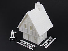 Load image into Gallery viewer, Cottage Bundle, Terrain Scenery for Tabletop 28mm Miniatures Wargame, 3D Printed and Paintable, EnderToys