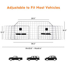 Load image into Gallery viewer, Adakiit Dog Barrier for SUV Car & Vehicles, Adjustable Pet Barrier Car Gate Universal Fit Wire Mesh Dog Car Guard - Car Divider for Dogs Pets SUVs