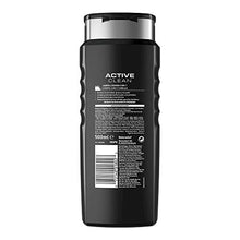 Load image into Gallery viewer, NIVEA MEN DEEP Active Clean Charcoal Body Wash, Cleansing Body Wash with Natural Charcoal, 3 Pack of 16.9 Fl Oz Bottles