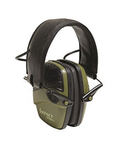 Load image into Gallery viewer, Howard Leight by Honeywell Impact Sport Sound Amplification Electronic Shooting Earmuff, Classic Green (R-01526)