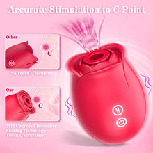 Load image into Gallery viewer, Rose Toy for Women - Upgraded Rose Sucking Vibrator Clitoral Nipple Stimulator with 18 Modes, G spot Dildo Rose Sucker Sex Toy for Woman Pleasure,Vibrating Personal Massager for Adult Sex Toys Game