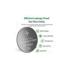 Load image into Gallery viewer, MJKAA ECR2032 3V Lithium Coin Cell Battery CR2032 (100 Pack)
