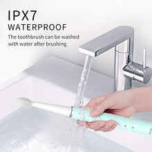 Load image into Gallery viewer, Seago Rechargeable Sonic Toothbrush for Kids Age 6+,with Intelligent Timer Waterproof IPX7, Electric Toothbrush with 2 Replaceable Soft bristles Head SG548(White)