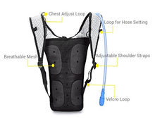 Load image into Gallery viewer, Mubasel Gear Hydration Backpack Pack with 2L BPA Free Bladder - Lightweight Pack Keeps Liquid Cool Up to 4 Hours - Great Storage Compartments - Outdoor Sports Gear for Running Hiking Cycling Skiing
