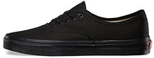 Load image into Gallery viewer, Vans Unisex Authentic Black/Black Canvas VN000EE3BKA Mens 11, Womens 12.5