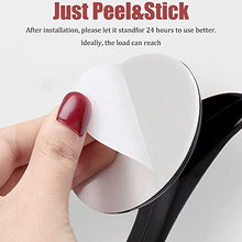 Load image into Gallery viewer, Hczswsy Modern and Simple Non-Punch Handle, Glass Door and Window Handles Bathroom Sliding Doors Cupboards Wardrobes Suction Cups Non-Marking Handles Safety Handle (Black)