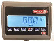 Load image into Gallery viewer, Torrey EQB 100/200 Bench Shipping Scale,200 lb X 0.05 lb,NTEP Legal For Trade,19"X15" Platter,NEW
