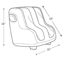 Load image into Gallery viewer, Human Touch Reflex4 Targeted Relief Foot & Calf Shiatsu Massager