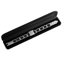 Load image into Gallery viewer, Willis Judd DAD Titanium Magnetic Bracelet with Carbon Fiber Engraved Love You Dad Adjustable Gift Box Included