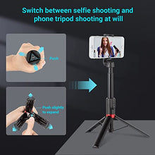 Load image into Gallery viewer, simorr Portable Selfie Stick Tripod with Bluetooth 3375+SmallRig Cold Shoe Mount Adapter (2pcs Pack) with 1/4"-20 Thread for Camera Cage Flash LED Moniter - 2060