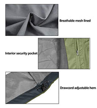 Load image into Gallery viewer, Little Donkey Andy Men's Waterproof Rain Jacket Outdoor Lightweight Rain Shell Coat for Hiking, Travel Olive Size XL
