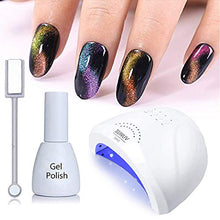 Load image into Gallery viewer, UV LED Nail Lamp, SUNUV Gel Nail Light for Nail Polish 48W UV Dryer with 3 Timers SUNone