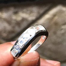 Load image into Gallery viewer, Natural Rainbow Moonstone 925 Sterling Silver Ring Size 5.75, 6, 6.75, 7, 7.75, 8, 8.75, 9, 9.75, 10