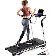 Load image into Gallery viewer, Goyouth Folding Treadmill for Home Electric Motorized Workout Foldable Running Machine Portable Compact Treadmills Jogging Machine for Running and Walking Exercise Fitness, Free Installation