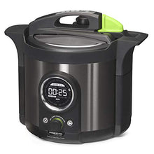 Load image into Gallery viewer, Presto 02142 Precise 6-Quart Multi-use Programmable Plus Electric Pressure Cooker, 6qt, Black Stainless Steel
