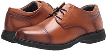 Load image into Gallery viewer, Nunn Bush Men's PRO Cap Toe Oxford with KORE Slip Resistant Comfort Technology, Cognac, 9