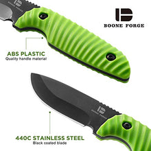 Load image into Gallery viewer, Pocket Fixed Blade Knife with Sheath, Everyday Carry Stainless Steel Small Outdoors Full Tang Knife with Non-Slip Handle, for Cuting Fruit, Hunting, EDC, Camping, Outdoor Survival, Gift for Man