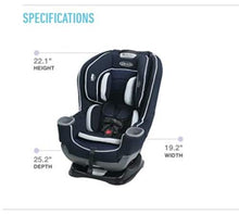 Load image into Gallery viewer, Graco Extend2Fit Convertible Car Seat | Ride Rear Facing Longer with Extend2Fit, Kenzie