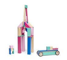 Load image into Gallery viewer, 42 Piece Tegu Magnetic Wooden Block Set, Blossom