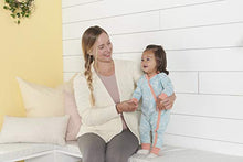 Load image into Gallery viewer, Grow by Gerber Baby Girls Organic 3-Pack Coverall Set, Green/Ivory/Orange, 3-6 Months