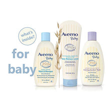 Load image into Gallery viewer, Aveeno Baby Daily Bathtime Solutions Gift Set to Nourish Skin for Baby and Mom, 4 items