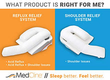 Load image into Gallery viewer, MedCline Shoulder Relief Wedge and Body Pillow System, One Size, Right or Left Side Sleeping Comfort, Medical Grade, Removable Cover