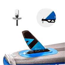 Load image into Gallery viewer, BlingKingdom 2pcs Stainless Steel Surfboard Fin Screw No Tool Fin Screw Thumb Fin Screw and Plate Surfing Accessories for Men Women Surfboard Surf Longboard Paddleboard and SUP