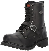 Load image into Gallery viewer, HARLEY-DAVIDSON FOOTWEAR Men's Faded Glory Motorcycle Boot, Black, 8 Wide US