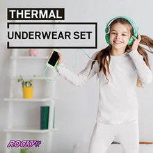 Load image into Gallery viewer, Rocky Thermal Underwear For Girls (Thermal Long Johns Set) Shirt & Pants, Base Layer w/Leggings/Bottoms Ski/Extreme Cold (Christmas - Large)
