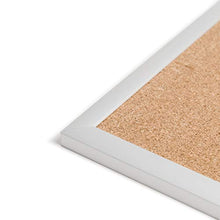 Load image into Gallery viewer, U Brands Cork Bulletin Board, 17 x 23 Inches, Silver Aluminum Frame (020U00-01)