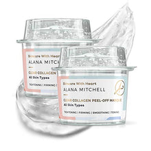 Load image into Gallery viewer, Anti Aging Peel Off Collagen Face Mask For All Skin Types By Alana Mitchell Instantly Reduces Wrinkles & Fine Lines - Tightening Firming Smoothing & Toning - All Natural (Two Pack)