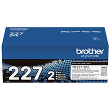 Load image into Gallery viewer, Brother Genuine High-Yield Black Toner Cartridge Twin Pack TN227 2Pk