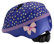 Load image into Gallery viewer, Schwinn Infant Bike Helmet Classic Design, Ages 0-3 Years, Purple Polkadots