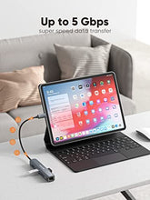 Load image into Gallery viewer, 5-in-1 USB C Hub Multiport Adapter, CableCreation USB C Hub 4K 60Hz Bundle with USB C to 3.5mm Headphone and Charger Adapter,